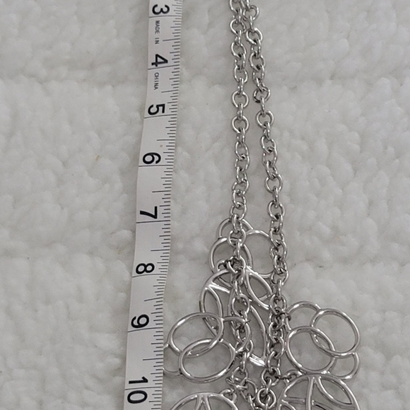 MONET NECKLACE SILVER COLOR - Picture 3 of 4